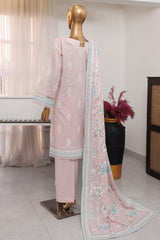 Hues Gold by Hz Stitched 3 Piece Festive Eid Edit Lawn Suit-SSP-3P-018
