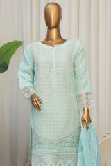Falsafaa By HZ Stitched 3 Piece Festive Formals Vol-06 Collection-HZK-179-Aqua