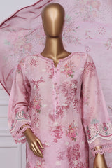 Sada Bahar Stitched 3 Piece Printed Chikankari Vol-01 Suit-PCK-Pink