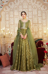 Kalidaar Frocks By Asma & Sidra Stitched Formals Suit-Shendi
