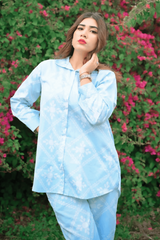 Urban Cut 2 Piece Cotton Satin Printed Co-Ord Set