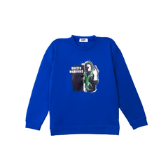 Little Bundles Stitched Kids Suit-Navy Luxe Sweat Shirt