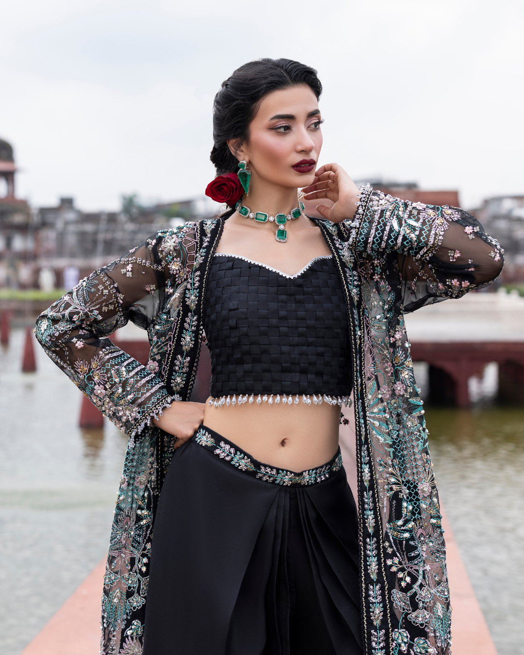 Ember Festive By Aylin Unstitched 3 Piece Formals Collection'2025-Noir