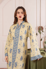 Midnight Baroque By Meerak Stitched 2 Piece Summer Suit-YUNA