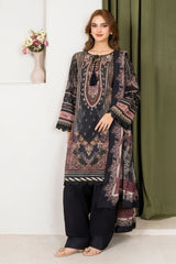 Selene By Meerak Unstitiched 3 Piece Summer Suit-LILA