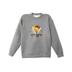 Little Bundles Stitched Kids Suit-Mist Grey Sweat Shirt