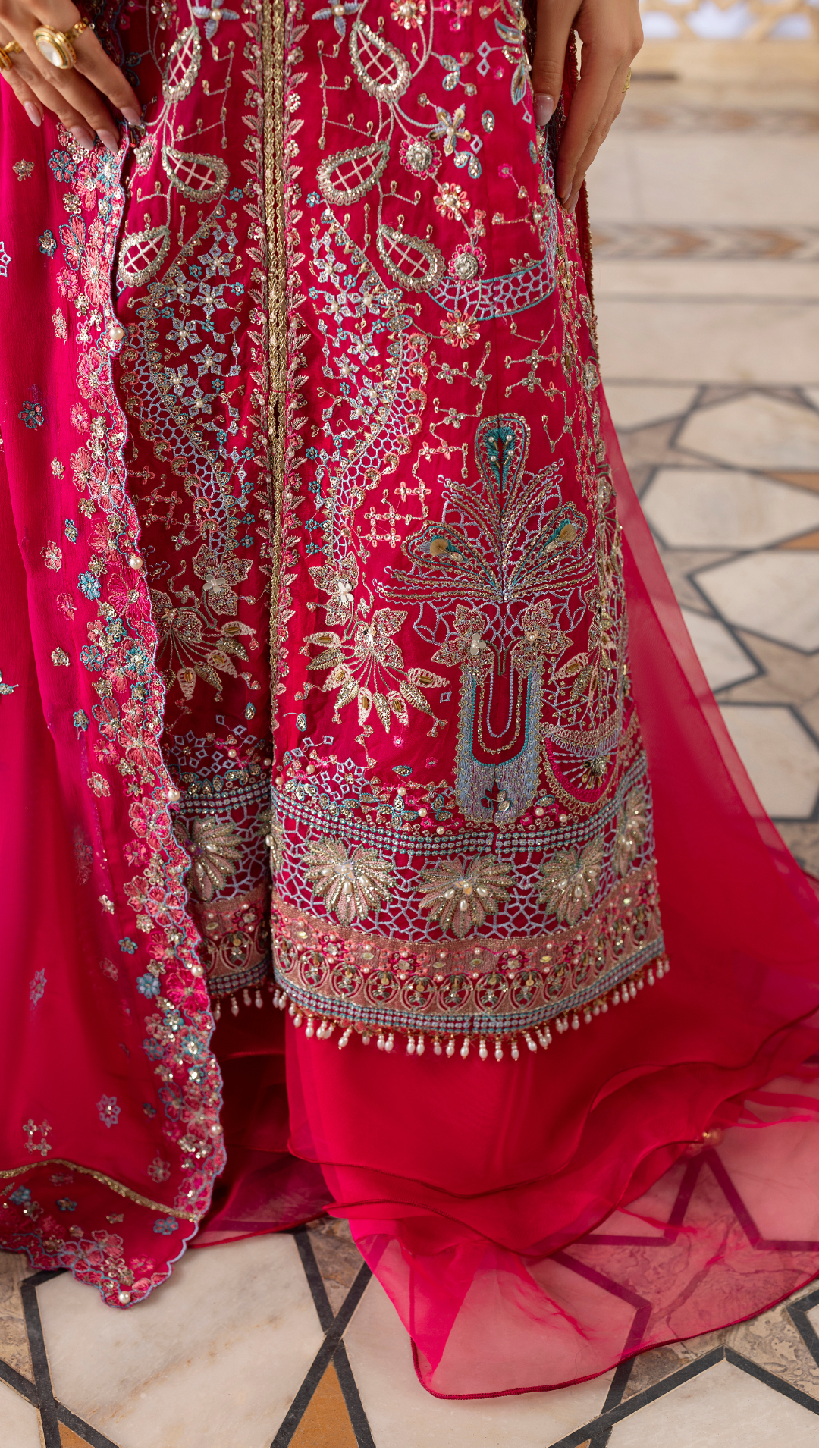 Ember Festive By Aylin Unstitched 3 Piece Formals Collection'2025-Fuchsia