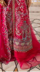 Ember Festive By Aylin Unstitched 3 Piece Formals Collection'2025-Fuchsia