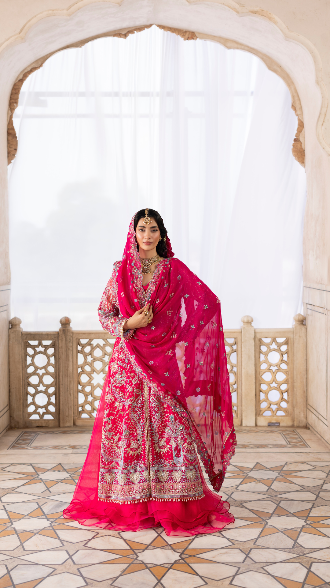 Ember Festive By Aylin Unstitched 3 Piece Formals Collection'2025-Fuchsia