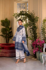Vital by Sobia Nazir Unstitched 3 Piece Lawn Suit-V-10-B