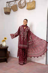Vital by Sobia Nazir Unstitched 3 Piece Lawn Suit-V-05-B
