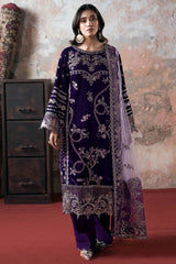 Ramsha Unstitched 3 Piece Luxury Velvet Vol-07 Collection'2025-V-708