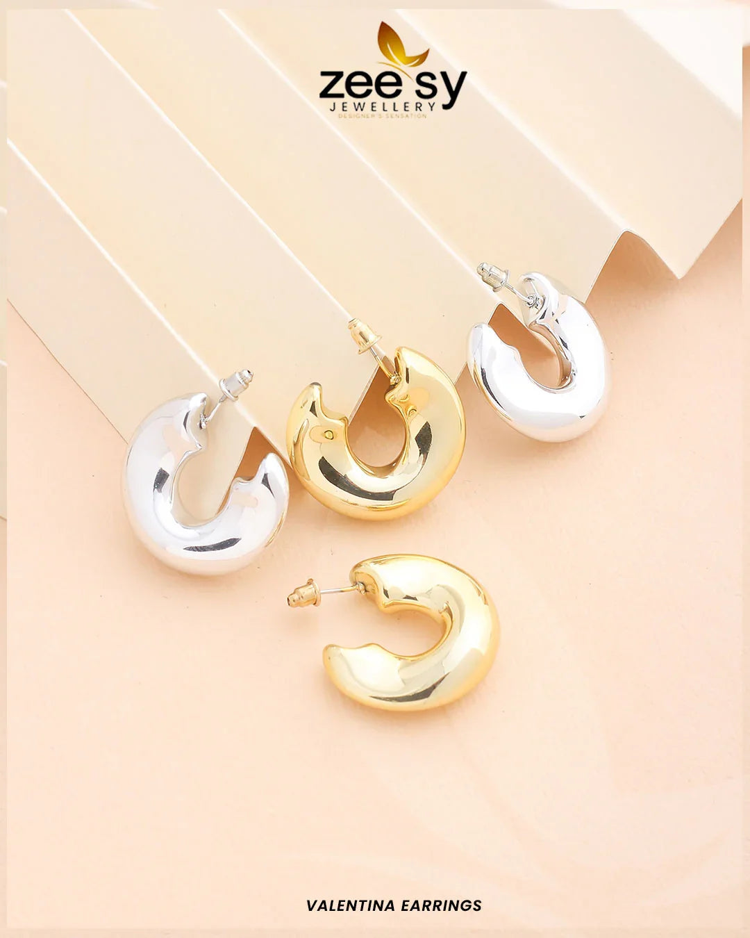 Valentina Earrings - Zeesy Jewellery