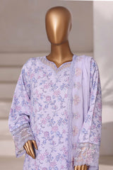 Sada Bahar Stitched 3 Piece Luxury Viscose Winter Collection'2025-VCK-314-Lilac