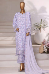 Sada Bahar Stitched 3 Piece Luxury Viscose Winter Collection'2025-VCK-314-Lilac