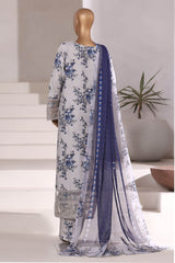 Sada Bahar Stitched 3 Piece Festive Emb Viscose Suit-VCK-548-Grey