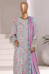 Sada Bahar Stitched 3 Piece Festive Emb Viscose Collection'2025-VCK-550-Pista