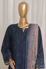 Sada Bahar Stitched 3 Piece Luxury Emb Viscose Silk Vol-02 Suit-VCK-PD-Blue