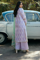 Vintage Flora By Manara Unstitched 3 Piece Summer Suit-VF-01-Mahrang
