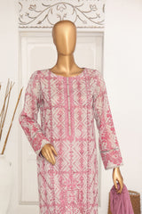 Hz Unstitched 3 Piece Vital Glam Emb Lawn Suit-VGE-47