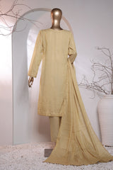 Valencia By HZ Unstitched 3 Piece Emb Jacquard Suit-VJ-13