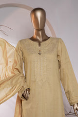Valencia By HZ Unstitched 3 Piece Emb Jacquard Suit-VJ-13