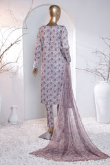 Virsa Meenakari By HZ Unstitched 3 Piece Emb Lawn Suit-VMC-111-B