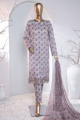 Virsa Meenakari By HZ Unstitched 3 Piece Emb Lawn Suit-VMC-111-B