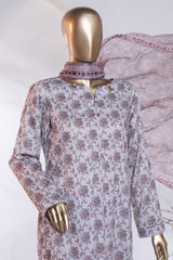 Virsa Meenakari By HZ Unstitched 3 Piece Emb Lawn Suit-VMC-111-B