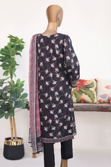 Virsa Meenakari By HZ Unstitched 3 Piece Emb Lawn Suit-VMC-86