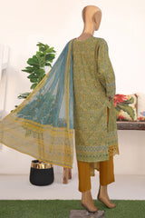 Virsa Meenakari By HZ Unstitched 3 Piece Emb Lawn Suit-VMC-94