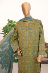 Virsa Meenakari By HZ Unstitched 3 Piece Emb Lawn Suit-VMC-94
