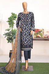 Virsa Meenakari By HZ Unstitched 3 Piece Emb Lawn Suit-VMC-95