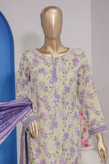 Vital Prints By HZ Unstitched 3 Piece Digital Printed Lawn Suit-VP-102