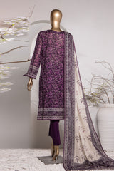 Vital Prints By HZ Unstitched 3 Piece Digital Printed Lawn Vol-02 Suit-VP-151