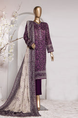 Vital Prints By HZ Unstitched 3 Piece Digital Printed Lawn Vol-02 Suit-VP-151