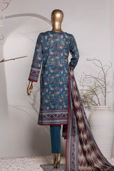 Vital Prints By HZ Unstitched 3 Piece Digital Printed Lawn Vol-02 Suit-VP-154