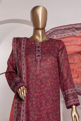 Vital Prints By HZ Unstitched 3 Piece Digital Printed Lawn Vol-02 Suit-VP-152