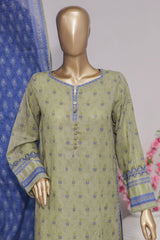 Vital Prints By HZ Unstitched 3 Piece Digital Printed Lawn Suit-VP-94