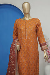 Vital Prints By HZ Unstitched 3 Piece Digital Printed Lawn Suit-VP-96