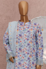 Vogue By HZ Unstitched 3 Piece Emb Raw Silk Collection-VRS-1116