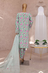 Vogue By HZ Unstitched 3 Piece Emb Raw Silk Collection-VRS-1117