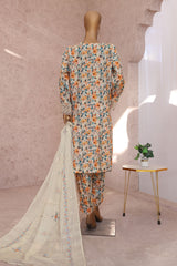 Vogue By HZ Unstitched 3 Piece Emb Raw Silk Collection-VRS-1118