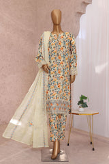 Vogue By HZ Unstitched 3 Piece Emb Raw Silk Collection-VRS-1118