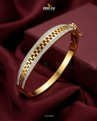Zeesy-Valentine Zipper Cluster Bracelet