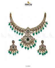 Victorian Faux Pearl Necklace Set