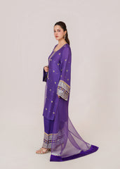 Festive Luxury Pret By Stitch Vibes Stitched Formals Suit-Violet Mist Dress