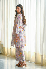 Sprinkles Stitched 2 Piece Summer Luxury Lawn Women Collection'2025-Violet - 2-Piece Luxury Lawn Set
