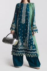 SS Lawn By Hussain Rehar Unstitched 3 Piece Emb Lawn Eid Edit Suit-12-Vivace