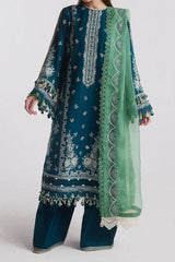 SS Lawn By Hussain Rehar Unstitched 3 Piece Emb Lawn Eid Edit Suit-12-Vivace
